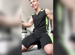 Cute Twink Just Shows his Hard Cock 212