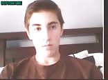 Cute twink porn jerks and humps his bed 