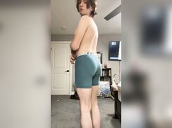 Cute Twink Stripping Down For Us