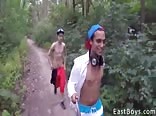 Cute twinks enjoying holidays