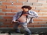 Cute, Uncut Teen Boys Porn Whacks Off in Public - Cums