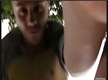 Daddy and boy piss and flip fuck out