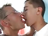 Daddy and cute twink porn fun