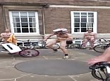 Dancing with helmet at Bristol