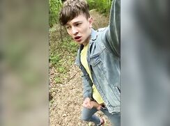 Dante Jerks & Cums Outside 240
