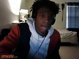 dark skinned beauty shakes his woody