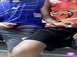Después del entrenamiento de fútbol