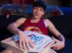 Devon Jizzes for His Pizza