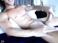 Dnz beautiful boy jerks his thick cock
