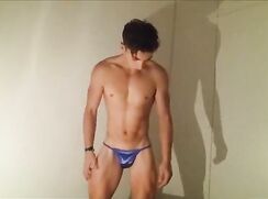 Dnz cute twink blue thong