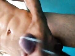 Dnz hung Latino twink shower wank