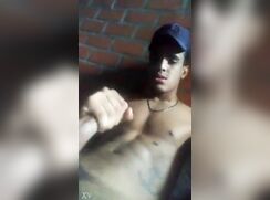 Dnz sexy Latino boy home alone