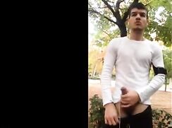 Dnz young lad perving in the park