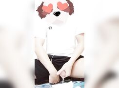 Dog Boy Wanking