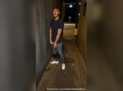 Drunk, peeing boy