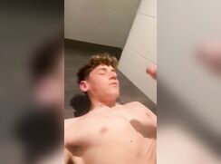Dutch boy cums on his face twink porn