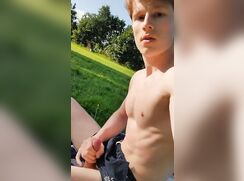 Dutch Park Twink Shown Cock porn