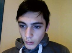 Dutch twink has a wank