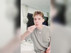 Eating Cum Sandwich
