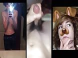 Emo guy rubs one out