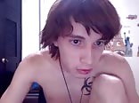 Emo jerks on chair