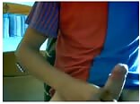 Empty your balls - red and blue cam boys big cock