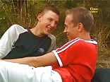 Fair Haired Boys Outdoors