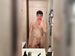 Famous italian diver shows it all