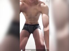 Fast wank with cum