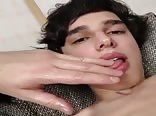 Fed his own cum by daddy