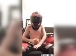 Fetish dude wank