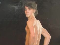♥ Figures masculines de peinture à l'huile prenant vie ♥