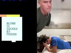 First Time Blowjob with friend
