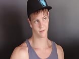 Fit Twink James' Solo Gay Porn Play