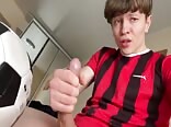 Footballer Jerking Off Boys Porn