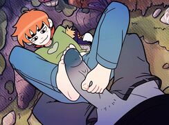 Footjob animation