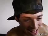 Frat Boy Porn Jerks Off and Showers