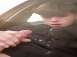 Friend shoot his load in car boys porn