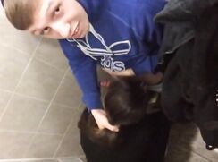 Friend spies on str8 couple BJ