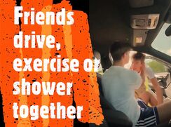 friends drive e