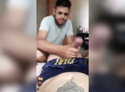 Friends of first time guys helps cum porn
