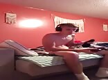 Gamer wanks in his bedroom gay teen porn