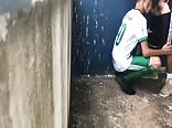 Gave this guy a blowjob after soccer practice 