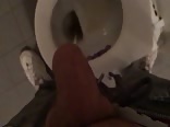 Gay boy pissing in hole