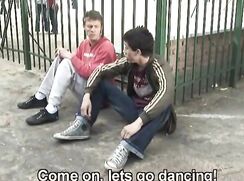 Gay porn classic of adventures in a nightclub