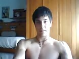 Gay Porn His brother wasn’t home so he played online 