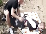 Gay Porn Hitchhiker likes it rough