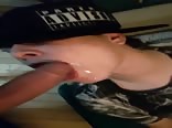 Gay teen porn takes big load from big dick!