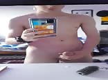 Gay teen with pierced cock wanks