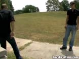 Gay Tube - Pubic Park Twinks First-Time Convert